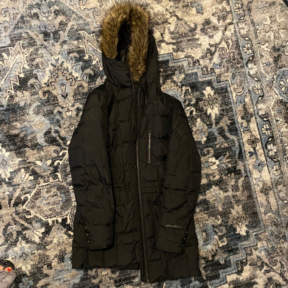 Black winter coat